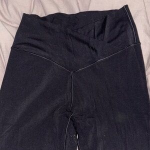 Aerie Black Crossover Leggings 7/8 Length